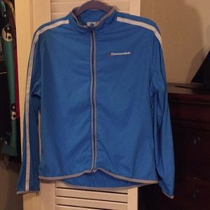 Blue Cannondale Cycling Jacket with pocket